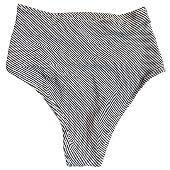 Cupshe Black and White Striped Bikini Bottom - Picture 2 of 4